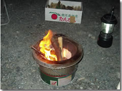 焚き火